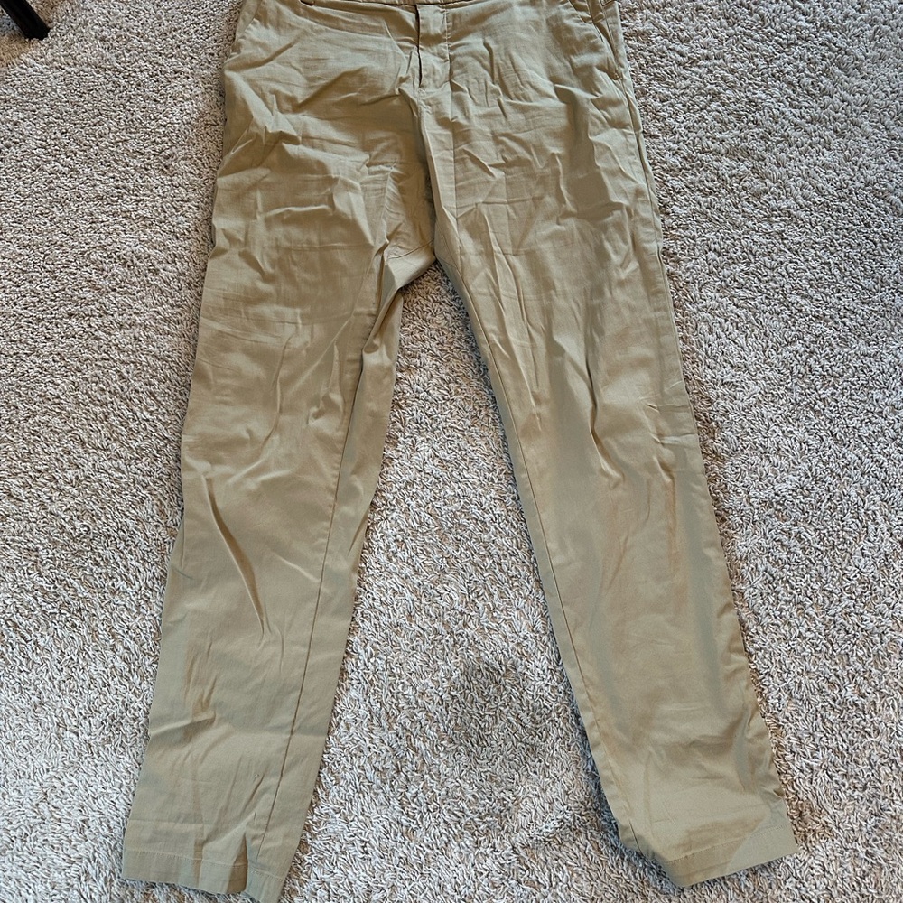 Lululemon Athletica Tan Chinos Classic Straight-Leg